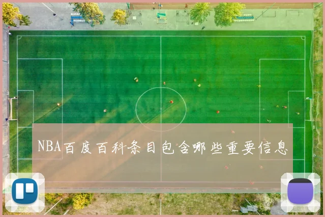 NBA百度百科条目包含哪些重要信息